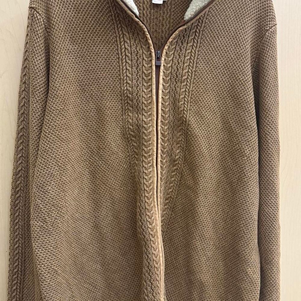Carbon2cobalt Men's Brown and Tan Jacket